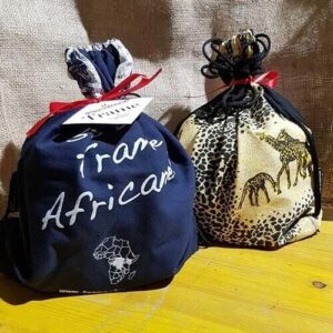 Panettone in sacca africana